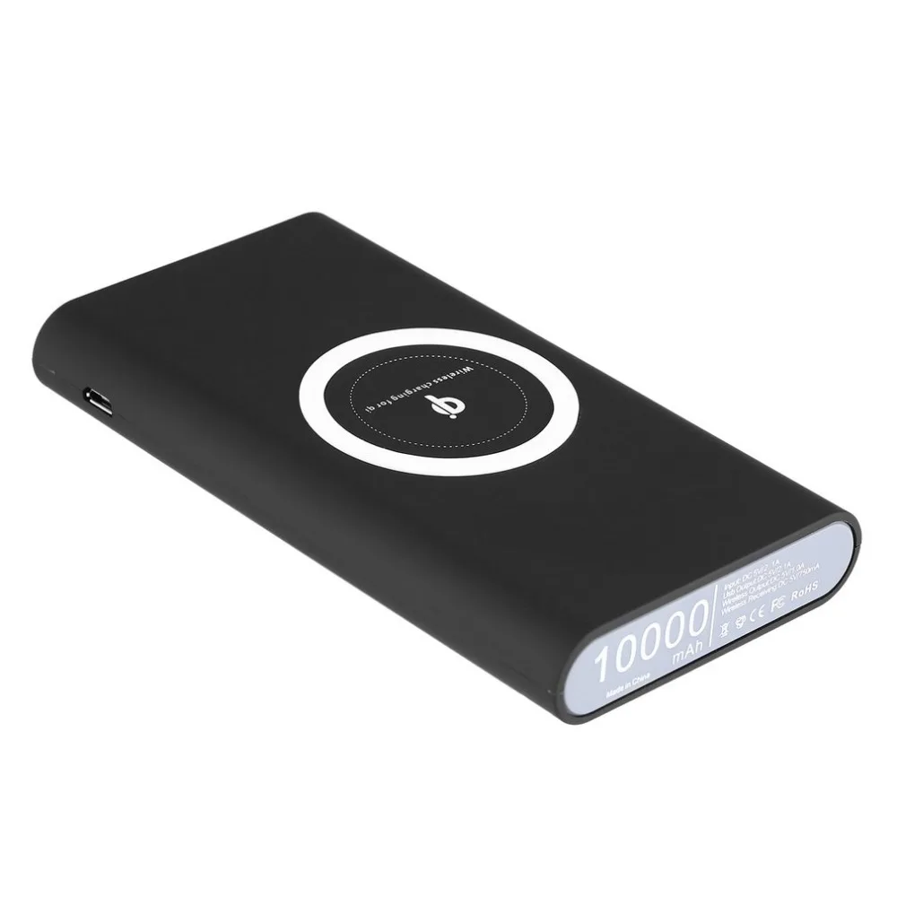 Wopow QI Wireless Charger Power Bank 8000mah 5V 2A External Battery