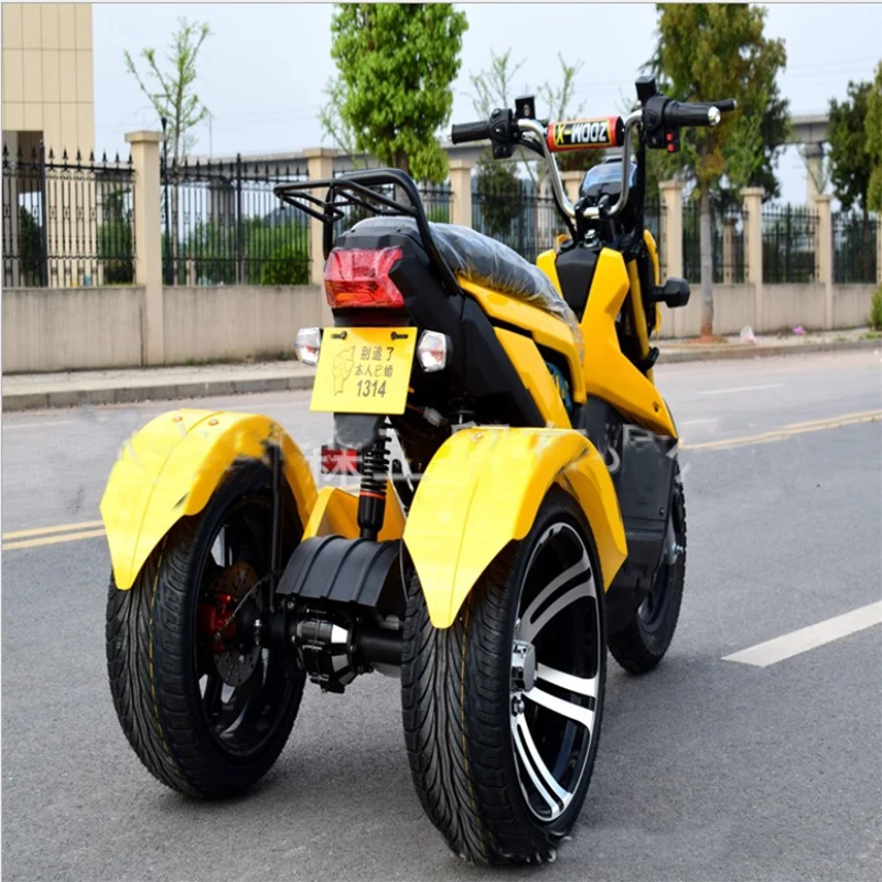 Top Motorcycle electric bike citycoco electric scooter motor tricycle three wheel electric motorcycle 60V 12A 1500W e bike 3