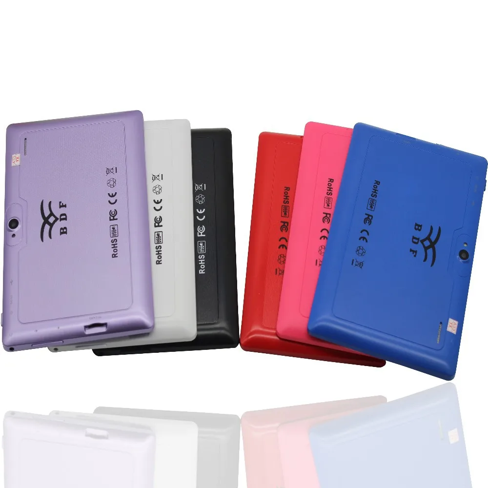 Хорошие Q8 7 дюймовые планшеты Pc 512+ 8GB wifi четырехъядерный двойной камеры белый черный розовый цвет планшетный ПК android планшетный ПК 8 9 10 10,1