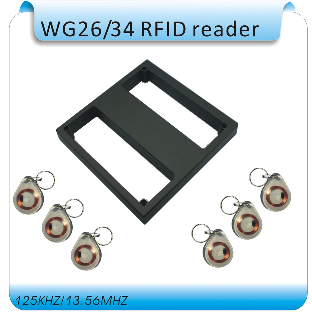 

Y1 The longest 1M distance Access control card reader /RFID reader/ WG26/34 or 485 port waterproof+10 crystal keyfobs