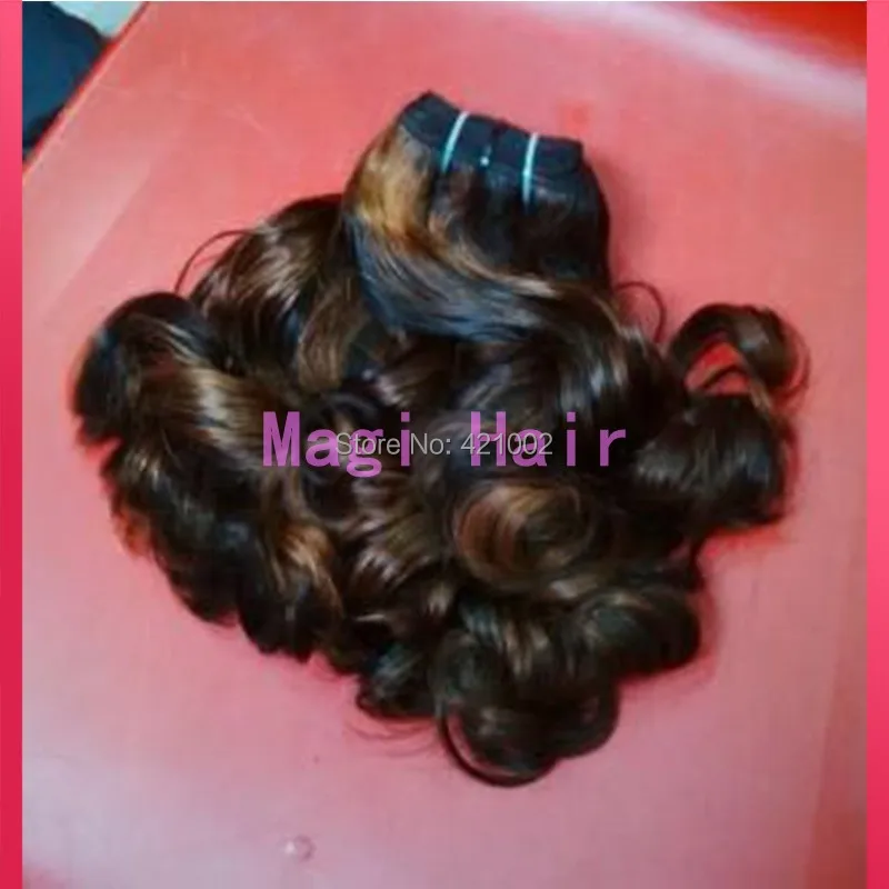 

Piano Color Ombre 3 Pieces Double Drawn Two Color Good Look Crystal Curl