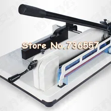 YG858 Heavy Duty 16 кг все металлические Сталь Ream Гильотина 12 дюймов A4 размеры стека Бумага резак