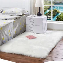 Домашний текстиль Австралия имитация овечьего меха диван ковер коврик вся овечья шерстяная подушка плавающий оконный Коврик Гостиная Спальня длинный