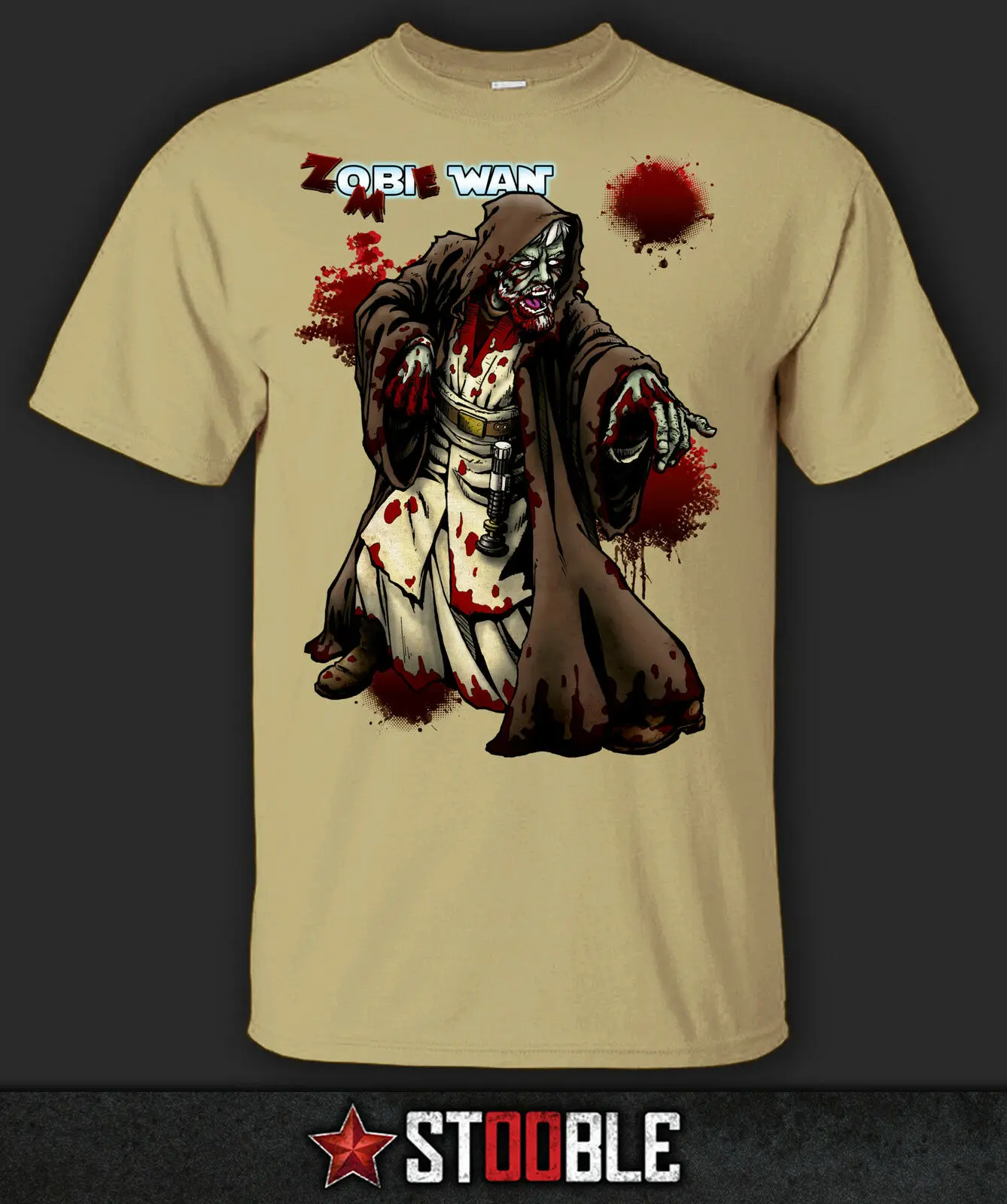 Футболка Zombie Wan Kenobi Прямая поставка от Stockist 2019 дизайнерская брендовая новая