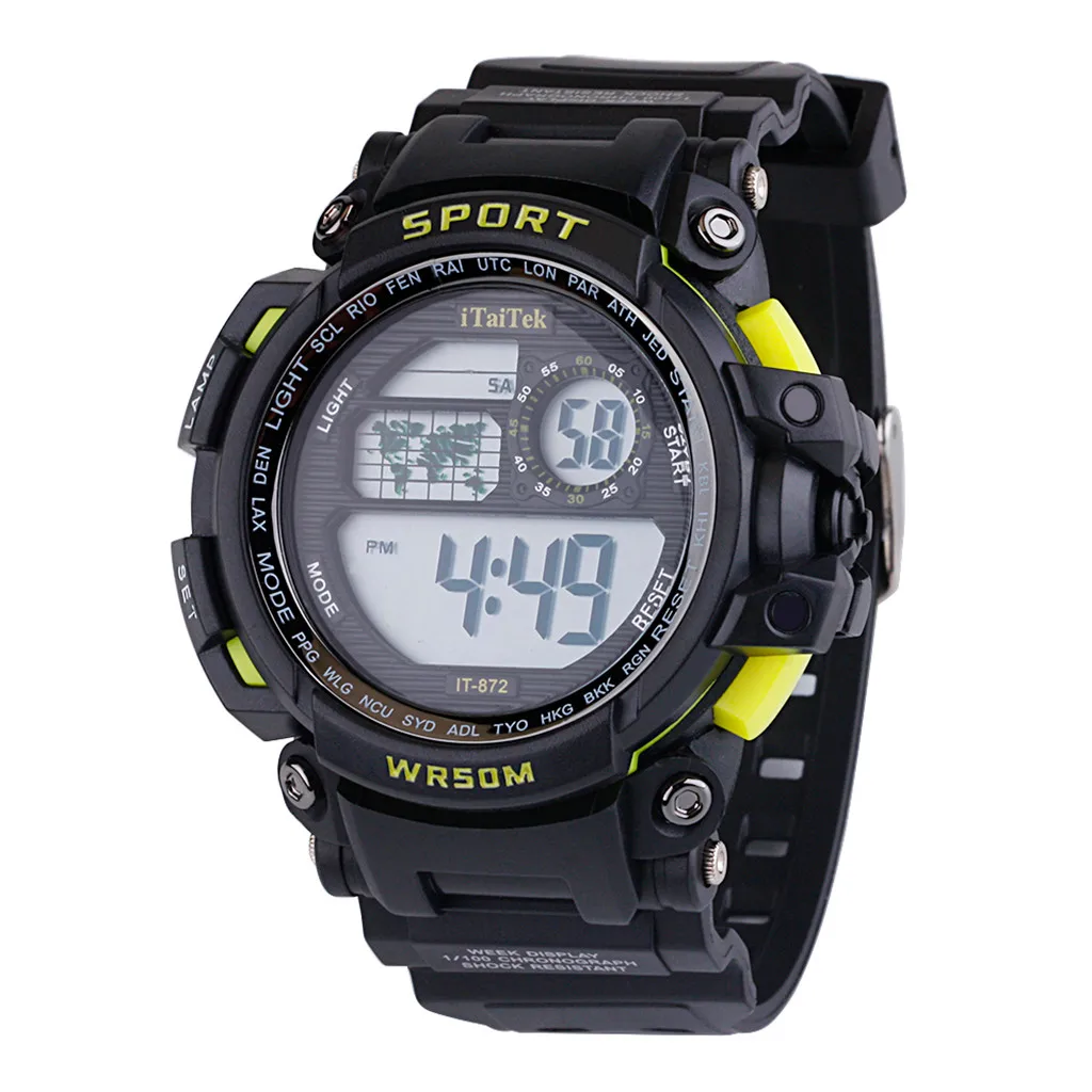 Relogio цифровые часы montre homme многофункциональные светящиеся водонепроницаемые спортивные часы модные электронные часы montre homme