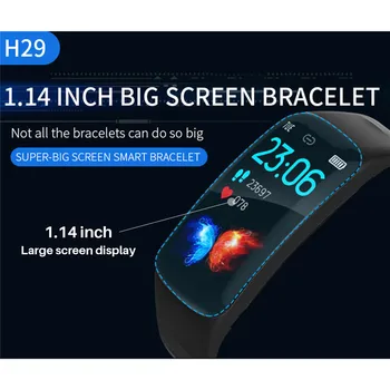 

1.14 Big Screen Smart Watch Men IP67 Waterproof Fitness Tracker Heart Rate Blood Pressure Monitor Pedometer Sports Smart Watch