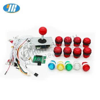 

One Players Zero Delay MAME Cabinet DIY Kits Parts 5V Encoder 4way 8 Way Joystick PC PS3 Raspberry Pi;