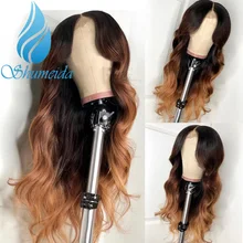 SHD Brazilian Body Wave Lace Front Wigs with Baby Hair Ombre Color Glueless Full Lace Wig Pre Plucked Hairline Human Hair SHD Brazilian Body Wave Lace Front Wigs with Baby Hair Ombre Color Glueless Full Lace Wig Pre Plucked Hairline Human Hair