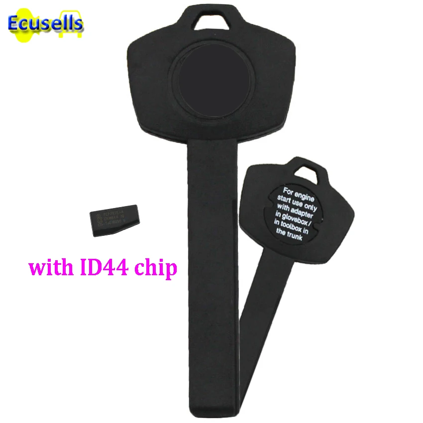 

New Emergency Wallet Chip Car Key for BMW Valet Plastic Transponder Immobilizer with ID44 chip use for engine start