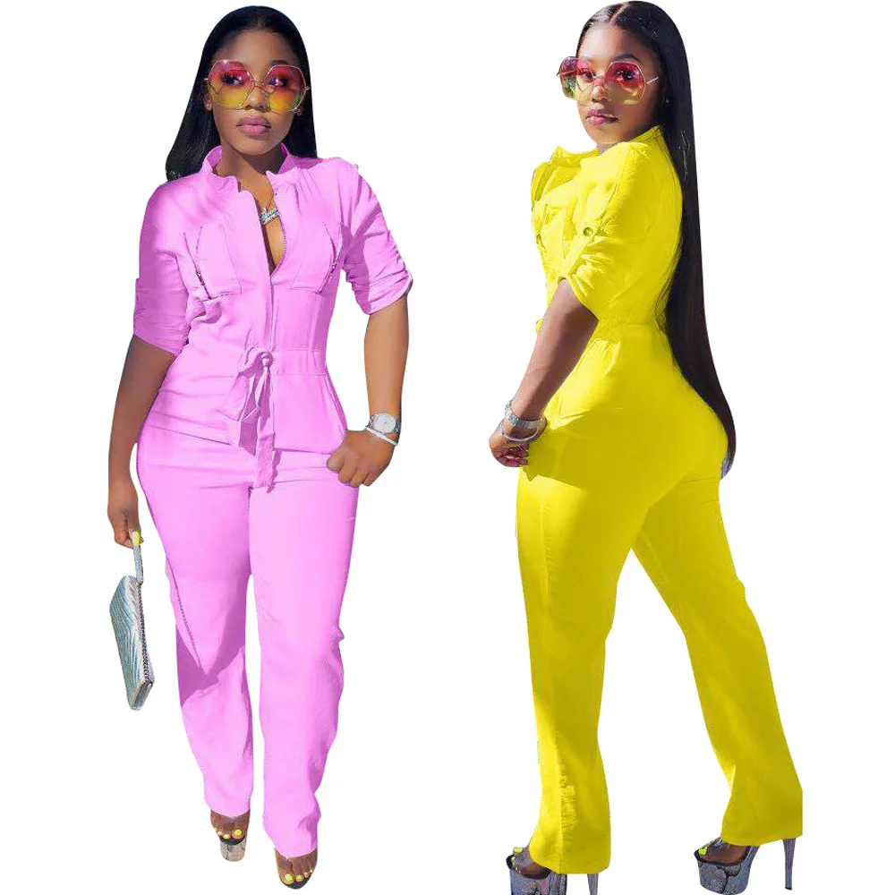 

Hot Style Sexy Women Jumpsuit Summer Plus Size Rompers Women Jumpsuit Full Length Sexy Slim Fit Combinaison femme LZH5095