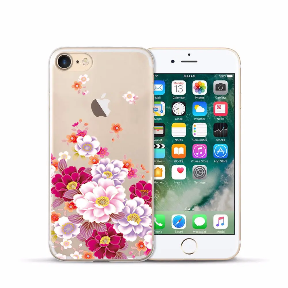 Transparent Silicone Case for Iphone 7 Soft TPU Cover for Iphone 4S 5C 5S SE for Iphone 6s 6 PLUS 7 8 plus X XS XR XS MAX Fundas (2)