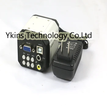 

3 in 1 Digital Industrial Microscope Camera Magnifier VGA USB AV TV Video output PCB Lab repair with measuring software