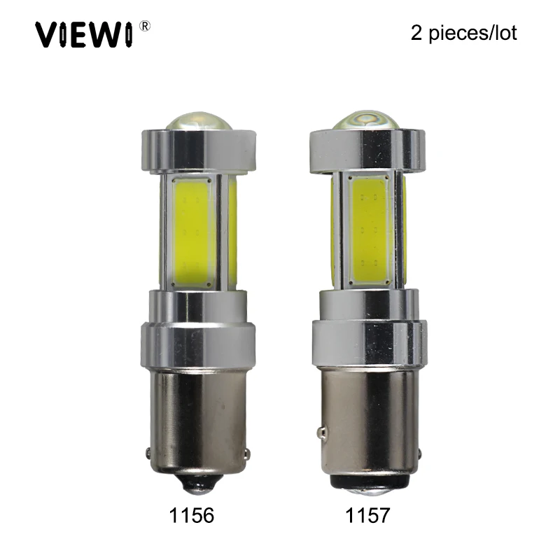 2 шт. S25 P21W 1156 BA15S 1157 BAY15D Шина CAN автомобиль светодиод лампочка 12 v COB Авто Резервное