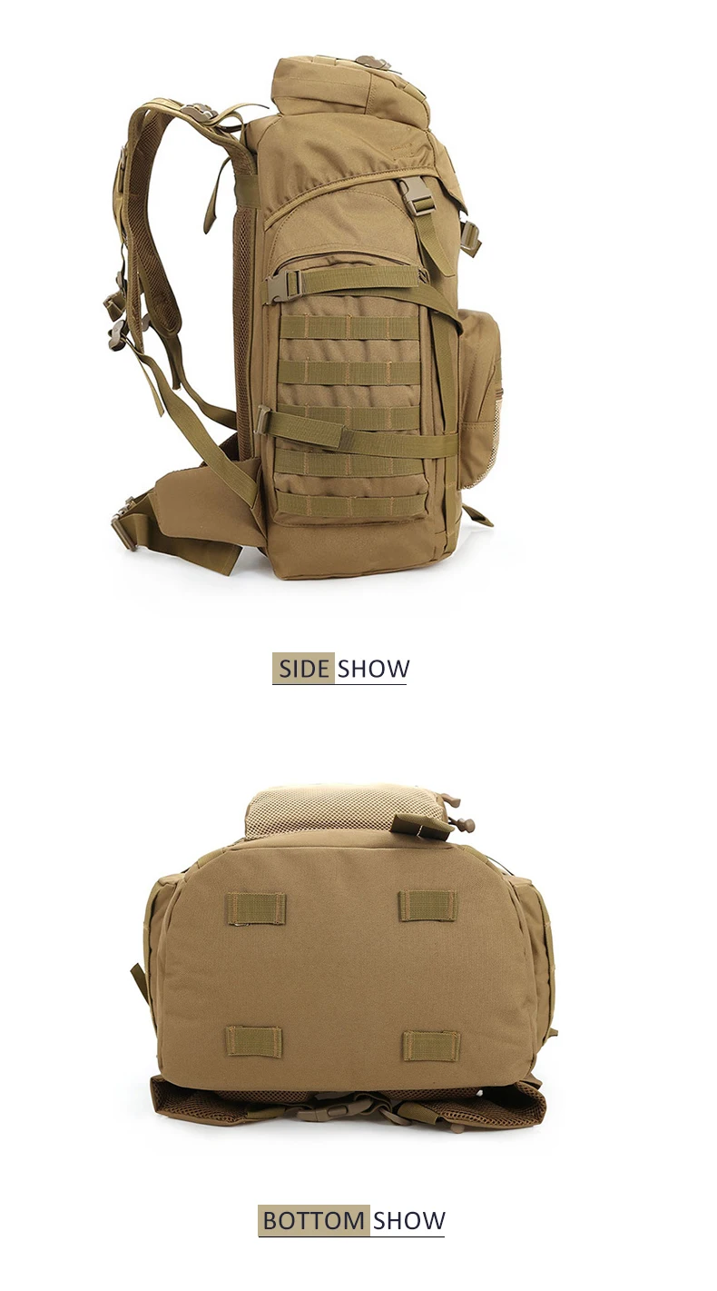 60л уличные тактические рюкзаки военная сумка мужская горная большая военная сумка рюкзак тактический армейский спортивный походный рюкзак
