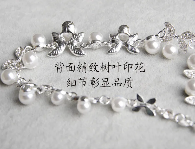 Модный дизайнерский круглый вырез жемчужное ожерелье невесты свадебное платье ожерелье аксессуары, модные украшения