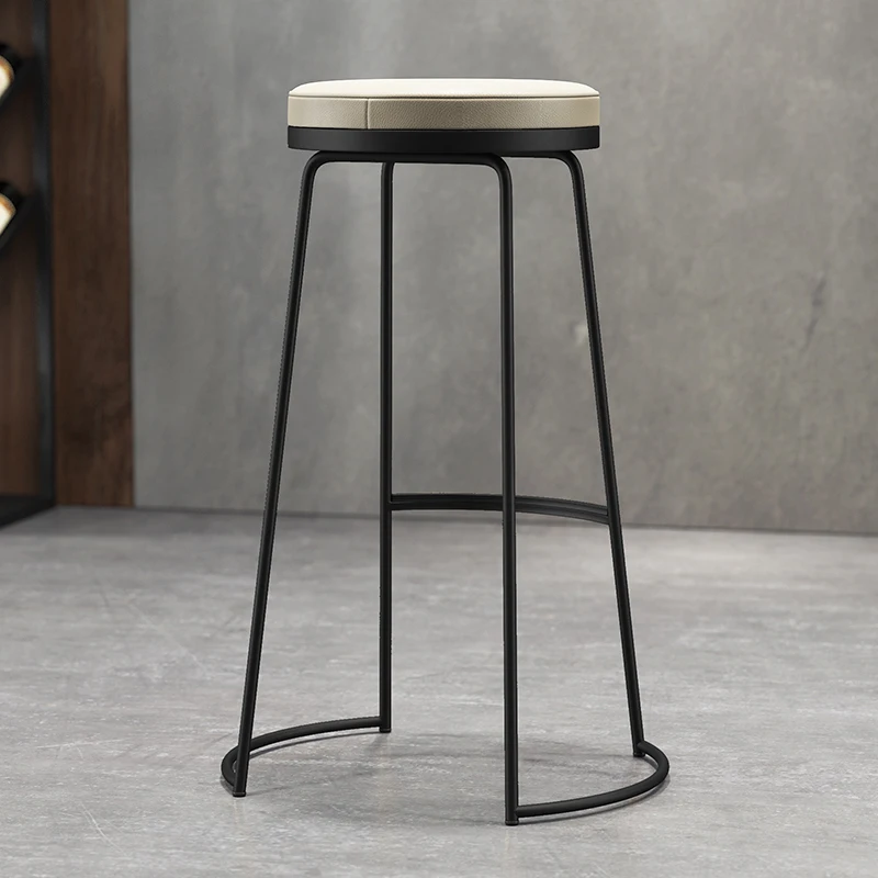 20%New Nordic Bar Stool Modern Minimalist Bar Stool Wrought Iron Front Desk High Stool Stool Tea Shop Plug In Electric Wind Cha 20%New Nordic Bar Stool Modern Minimalist Bar Stool Wrought Iron Front Desk High Stool Stool Tea Shop Plug In Electric Wind Cha