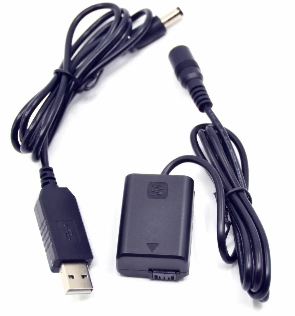 AC PW20 Зарядное устройство USB кабель + NP FW50 манекен Аккумулятор fit внешнего питания