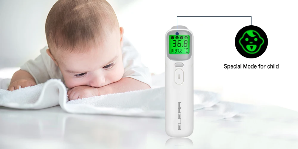 Детский термометр цифровой инфракрасный ИК lcd Бесконтактный детский лоб и ухо взрослый измерение температуры тела Termometro