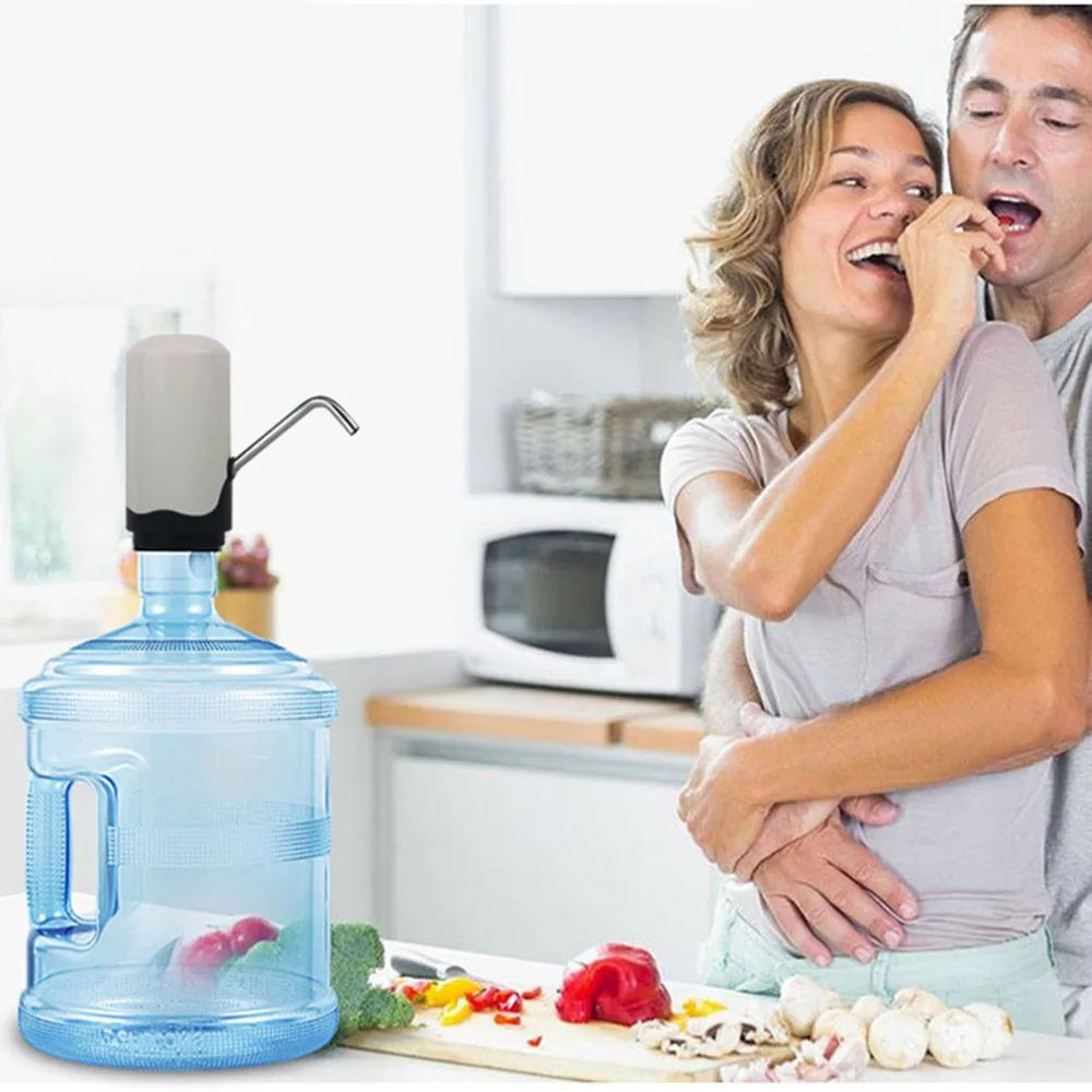 

2018 NEW Automatic Electric Portable Water Pump Dispenser USB Rechargeable Drinking Bottle Switch Drinkware Tool for Home Office