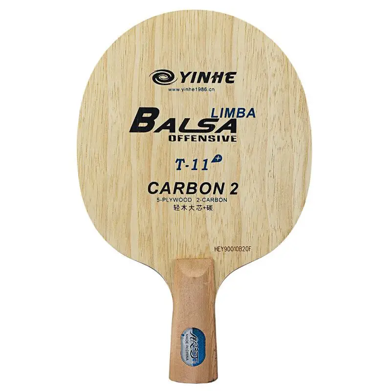 Galaxy YINHE T-11(супер свет, углерода) Настольный теннис лезвие(5+ 2 углерода) T11 ракетка для пинг-понга «летучая мышь» - Цвет: short handle