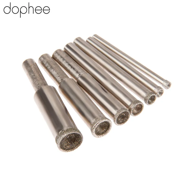 Dophee 7 шт. Алмазный монтажный точечный Сферический вогнутый наконечник