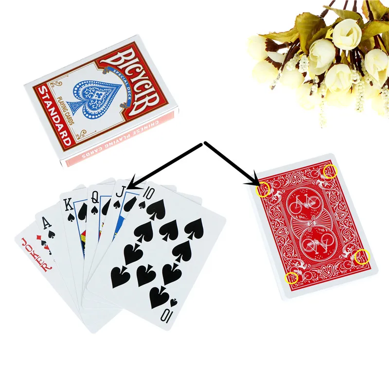 

Magic Cards Marked Stripper Deck Playing Cards Poker Magic Tricks Close-up Street Magic Trick Kid Child Puzzle Toy