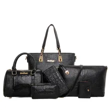 Women Messenger Bags Bolsa Feminina 2016 Six Pieces Set Luxury Designer font b Handbag b font