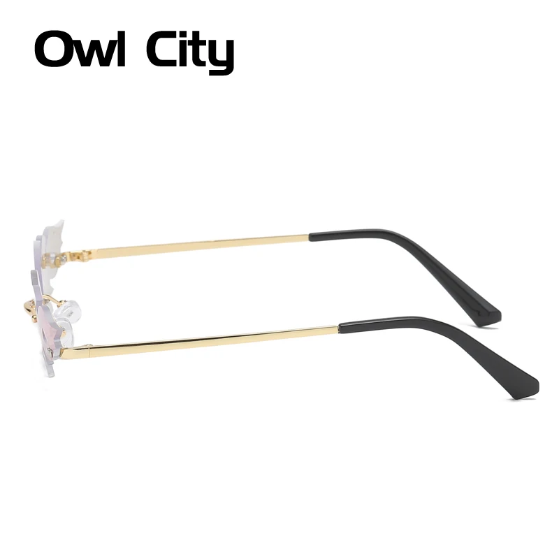 2019 Sunglasses Women Wave Rimless Sunglass Futuristic Eyewear Luxury Brand Designer Womens Shades Fashion Men Sun Glasses UV400 2019 Sunglasses Women Wave Rimless Sunglass Futuristic Eyewear Luxury Brand Designer Womens Shades Fashion Men Sun Glasses UV400