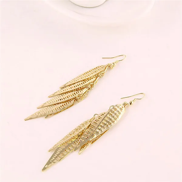 ANIID Dubai 24K Gold Plated Jewelry Designer Earrings for Women Fashion  Tassels Stud Big Earrings Arab