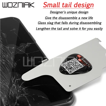 

Qianli Tool 3D Card Ultra Thin Pry Spudger Disassembling Card For Mobile Phone Screen Separating No Hurt Screen Black Glue Clean