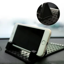 Автомобильный анти-антискользящий коврик Multi-function мобильный телефон навигация Регулировка Нескользящая Накладка авто приборная панель украшение для телефона 17X10,5 см