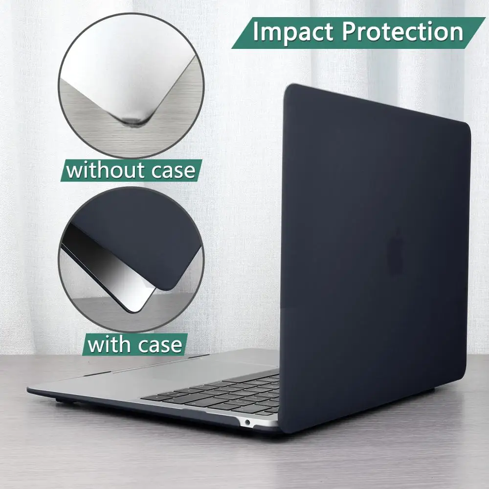Матовый Кристальный пластиковый жесткий чехол для MacBook Pro Pro retina 13 15 дюймов A1706/A1707 Touch Bar New Air 13A1932