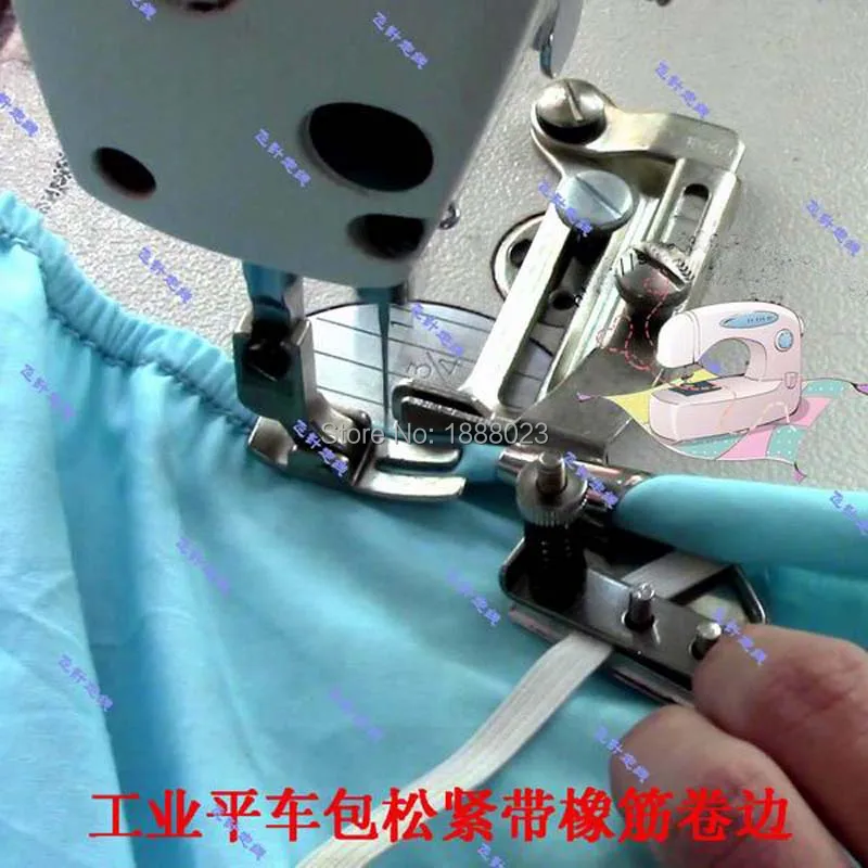 

Industrial sewing machine parts flat carts elastic band rubber curling drum curlers cuff hem band