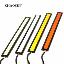 1 шт., дневные ходовые огни для автомобиля, водонепроницаемые, 17 см, 6 Вт, 12 В, универсальный, COB, DRL, светодиодный, автомобильные лампы внешнего освещения, авто стиль