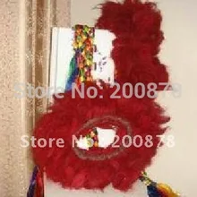 L036 тибетский мастиф из шерсти яка красный воротник-Kekhor большой взрослый Zangao воротник 6 слоев 18-20 см большой зимний Декор воротник для взрослых