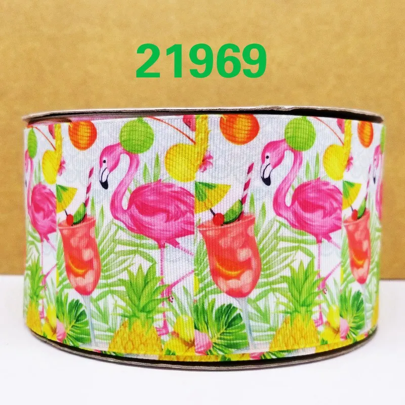50 ярдов мультфильм Единорог напечатанный grosgrain ленты 21976 - Цвет: 21969