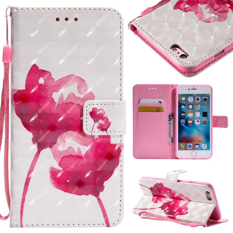 

sFor Etui iPhone 6 Plus 6S Plus Case Flip Leather Wallet Card Slot Phone Cases For Coque iPhone 6 Plus 6S Plus Cover