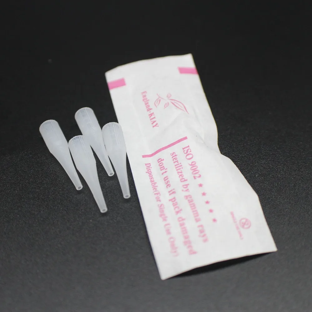 

100Pcs 5RL Permanent Makeup Needle Tip Eyebrow Tattoo Needle Caps Nozzle For Sunshine & Giant sun G-8650 G-9740 Tattoo Machine