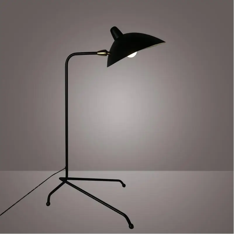 Adjustable Black AJ Floor Lamps Stand Lights E27 LED Bulb Metal Floor