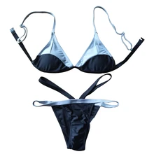 Пикантные Цвет блока бикини Наборы для ухода за кожей купальник 4f4601