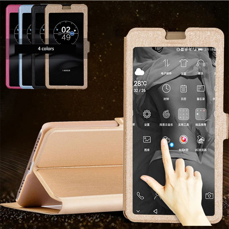 

Smart View Flip Huawei Nova 3 Case Leather Cover For Huawei P20 lite Nova 3i Case nova 3 Phone Bag Leather