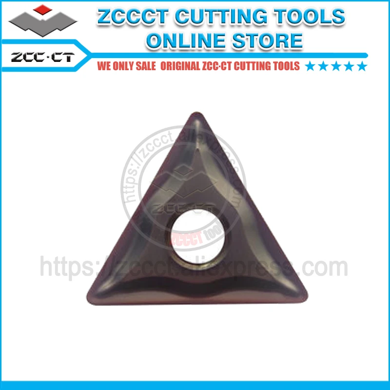 

10pcs ZCC-CT TNMG turning tool insert TNMG220408-EF YBG205 for finishing of stainless steel