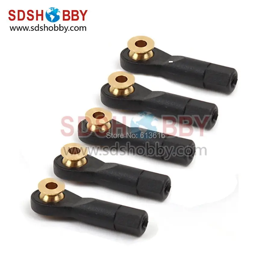 5pcs Large Type Hexagonal Ball Linkages with Washer D3 L30 D3mm for RC Airplane