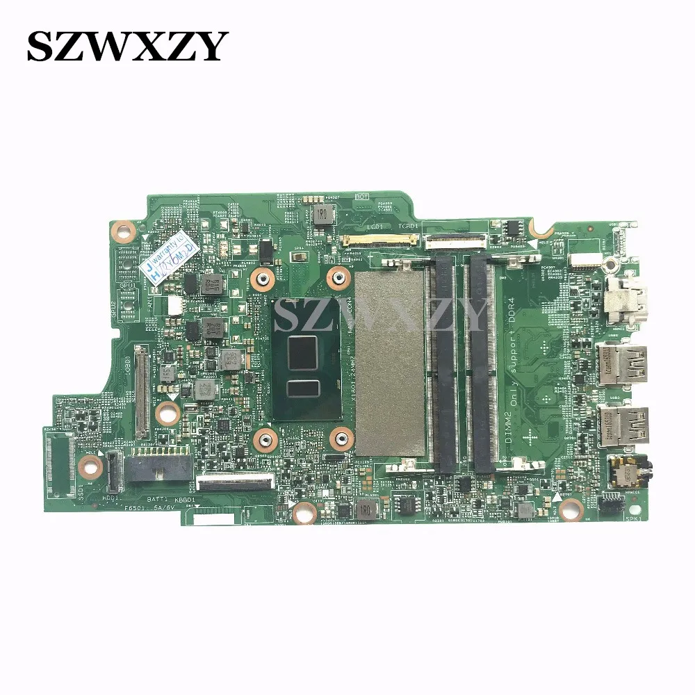 

For Dell Inspiron 13 5378 5578 Laptop Motherboard CN-0W25G6 W25G6 With SR2ZW I3-7100U Processor DDR4 Full Tested