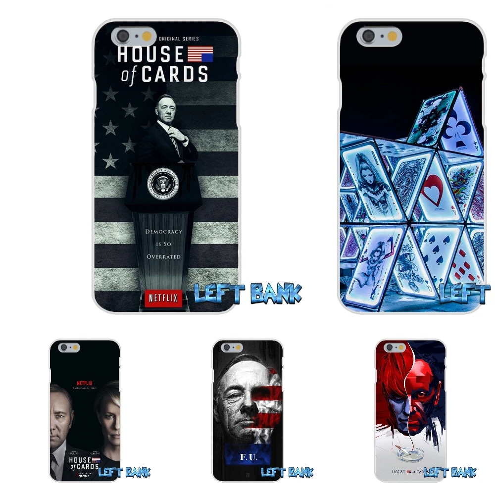 House of Cards Soft Silicone TPU Transparent Cover Case For Samsung Galaxy Note 3 4 5 S4 S5 MINI S6 S7 edge | Мобильные телефоны и