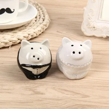 

10pcs/lot Wedding Souvenir Ceramic Seasoning Bottle Cute Pig Gift Giveaways Birthd Baby Shower Party Favors For Wedding Gifts