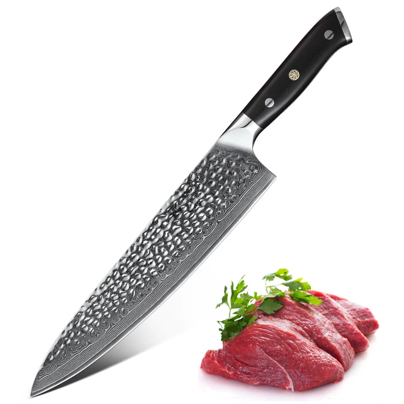 XINZUO 10-in Chef Knife Kitchen knife High Quality Damascus High Carbon Stainless Steel Japanese Se - 33015669775