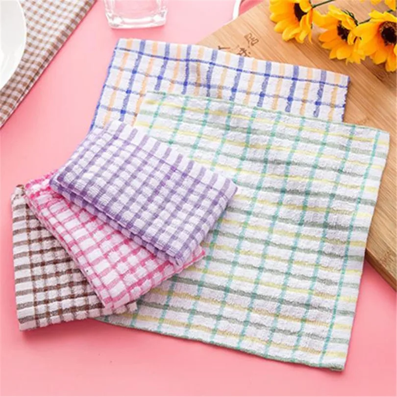 Scouring Pad One Roll Kitchen Dishcloth Absorbent Wash Cloth Car Kitchen Cleaning Microfiber Cleaning Towels Cloths (7)