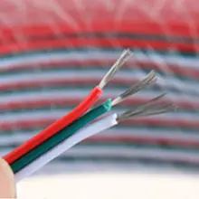Луженый медный кабель, 22AWG 3 pin коробка передач кабель, изолированный провод PVC, UL1007 22 awg провод, электрический провод, светодиодный кабель, сделай сам, подключите провода
