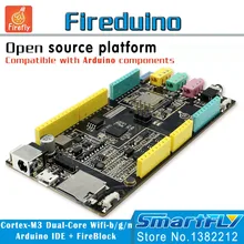 Fireduino PC объединить шток образование царапин графической программы IOT Совет по развитию pcDuino WiFi модуль ARM Cortex M3 демо